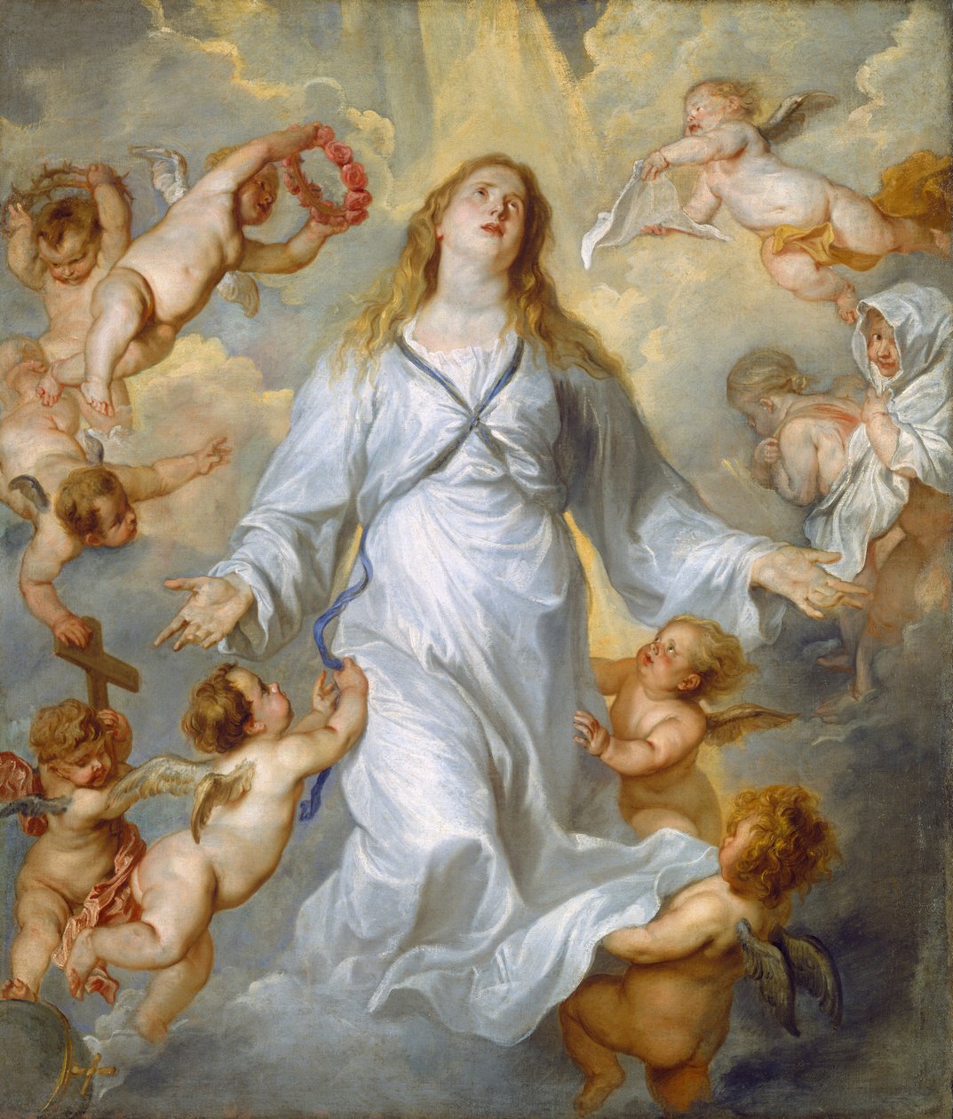 Panna jako přímluvkyně od Peter P. & Dyck Anthony Van (1599-1641) Rubens