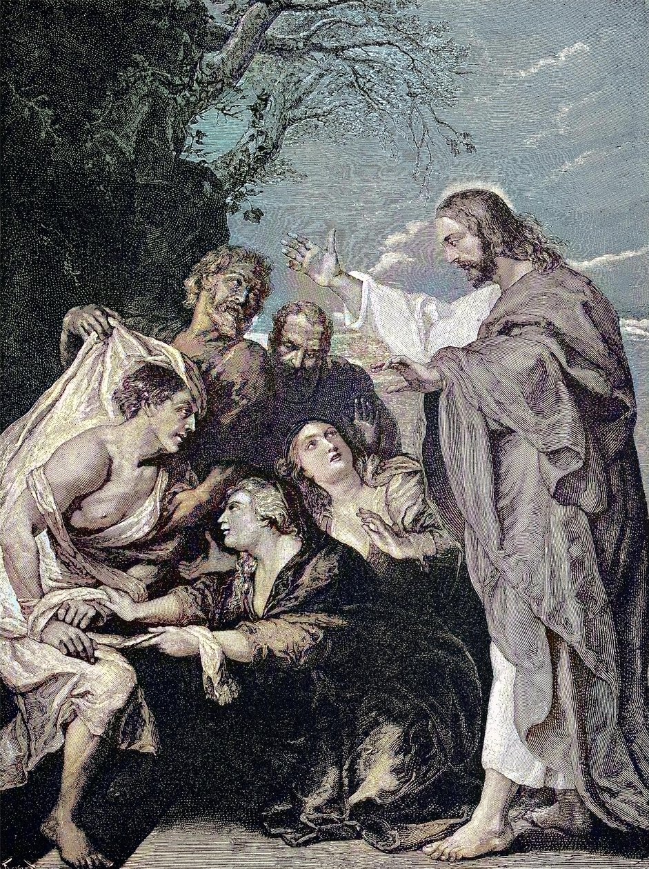 Kristus vzkřísí Lazara, obraz Petera Paula Rubense, 28. června 1577, 30. května 1640 od Peter Paul (after) Rubens