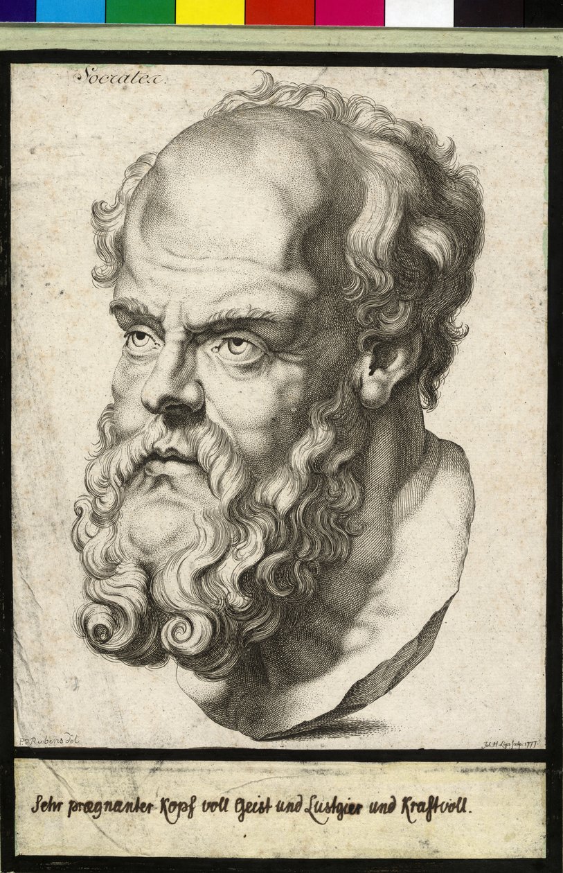 Sokrates od Peter Paul (after) Rubens