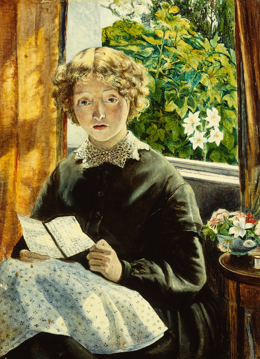 A Letter From Home (olej na palubě) od Peter Paul Marshall