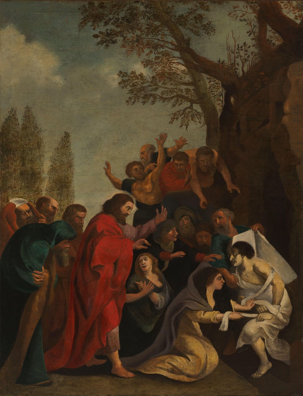 Vzkříšení Lazara od Peter Paul Rubens (after)