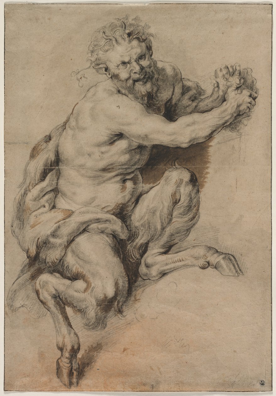 Faun uchopující hrozen, po roce 161618. od Peter Paul Rubens