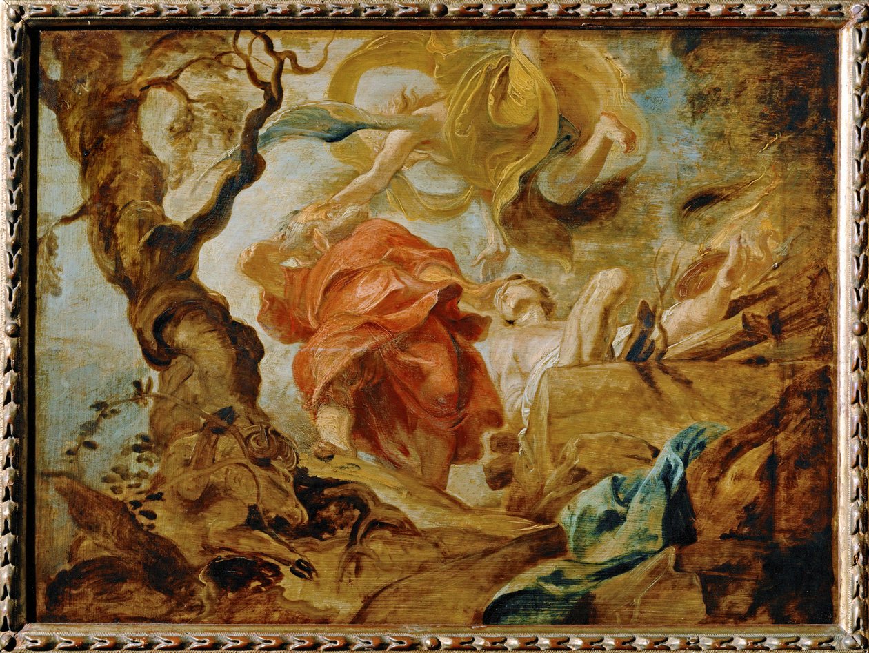 Abraham obětuje Izáka od Peter Paul Rubens