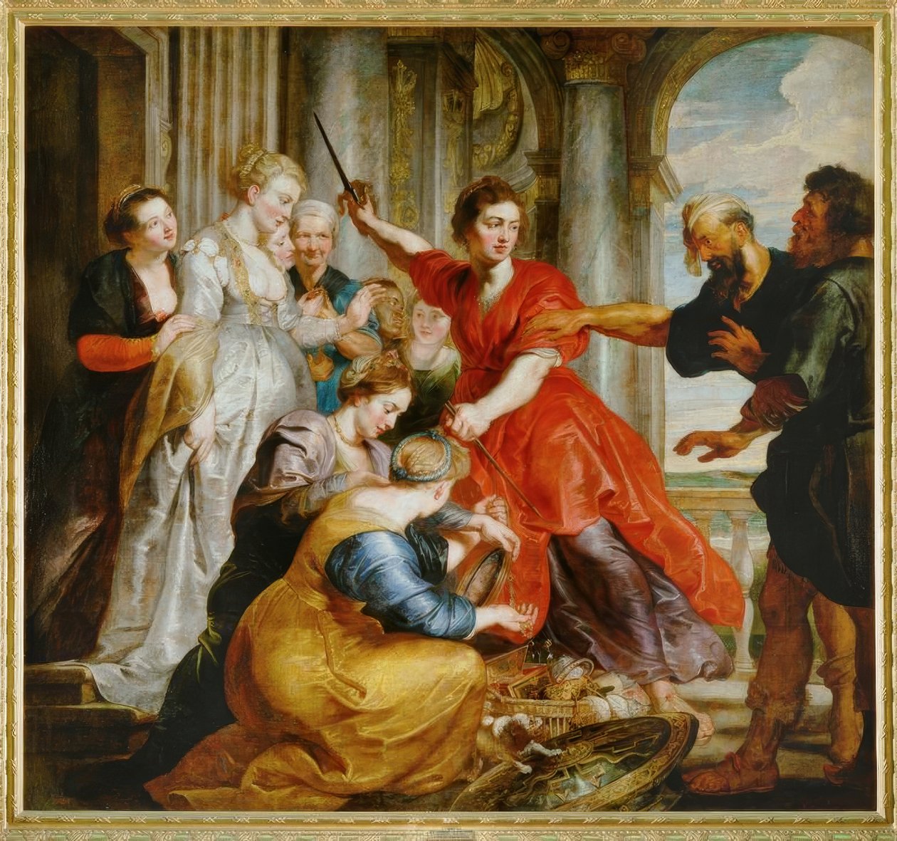 Achilles mezi dcerami Lykomedovými od Peter Paul Rubens