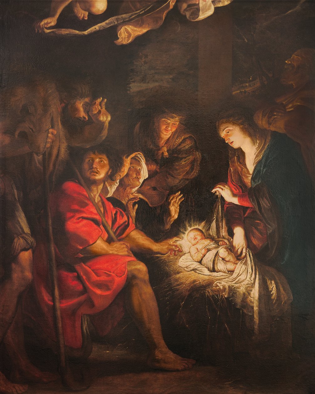 Klanění pastýřů od Peter Paul Rubens
