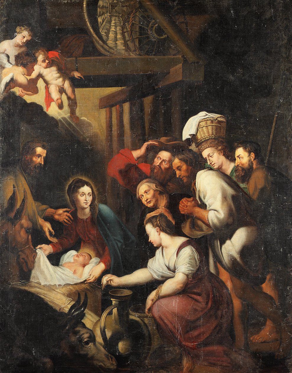 Klanění pastýřů od Peter Paul Rubens