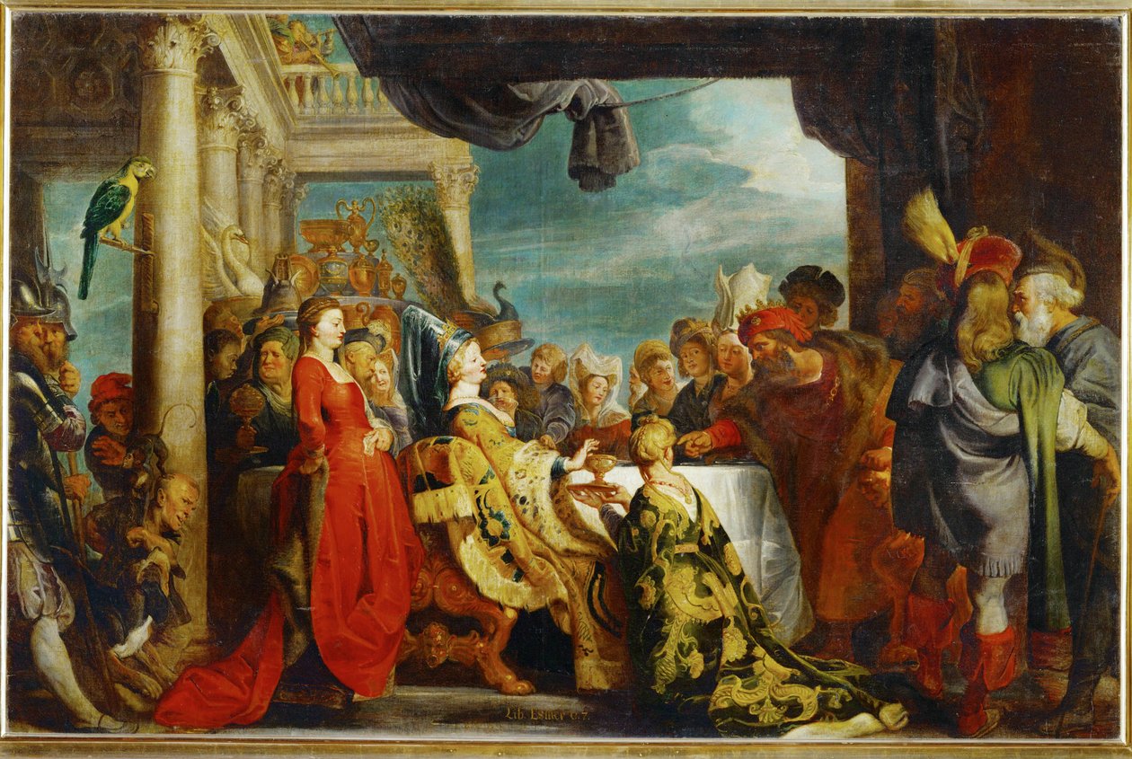 Alboin a Rosamunde (malba na plátně) od Peter Paul Rubens