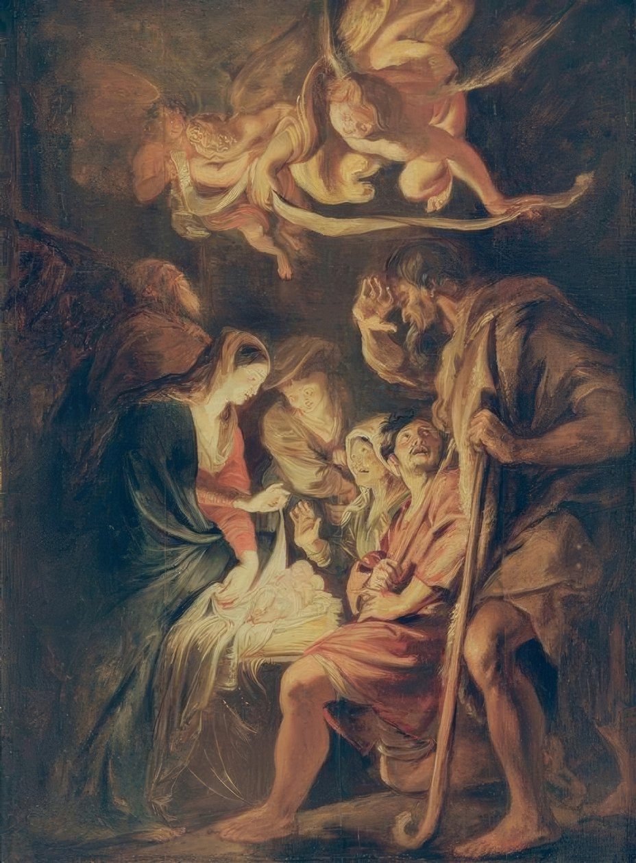 Klanění pastýřů od Peter Paul Rubens