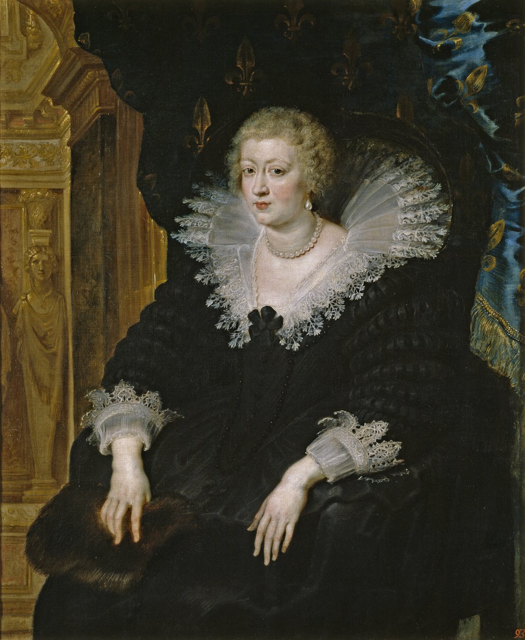 Anna Rakouská (1601-1666), kolem 1622 (olej na plátně) od Peter Paul Rubens