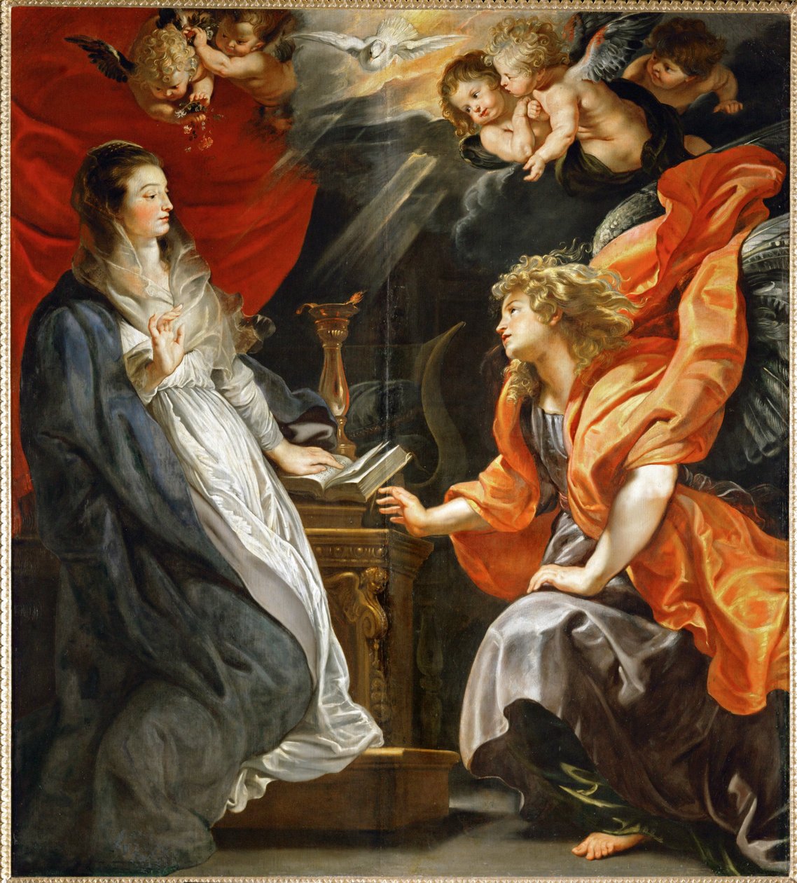 Zvěstování svaté Marii od Peter Paul Rubens