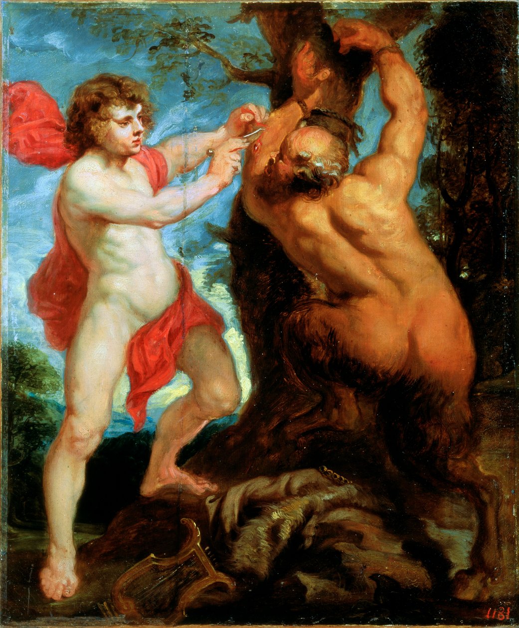 Apollo a Marsyas, 17. století od Peter Paul Rubens