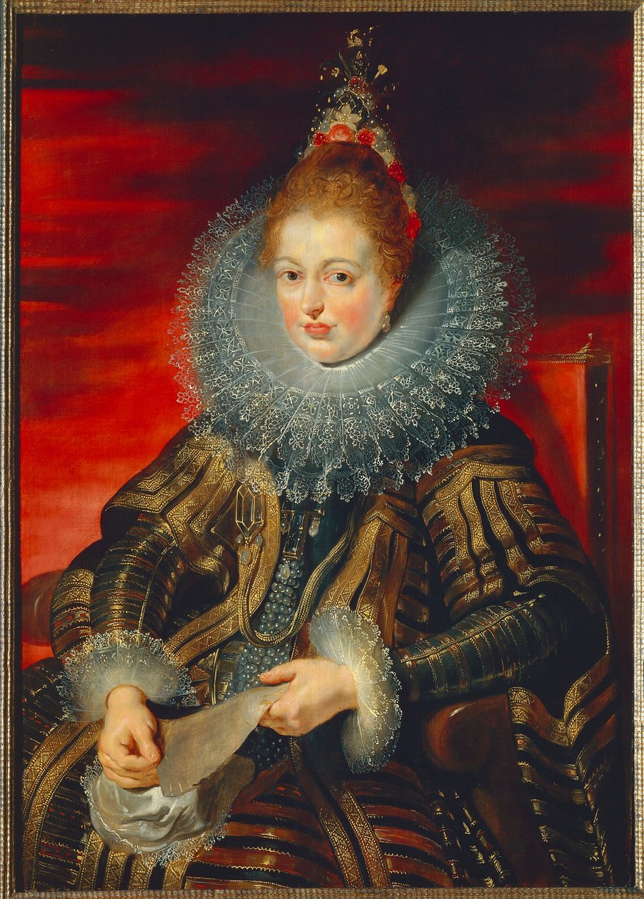 Rakousko, Vídeň, Portrét infantky Isabelly Clary Eugenie Habsburské (1566 - 1633) od Peter Paul Rubens