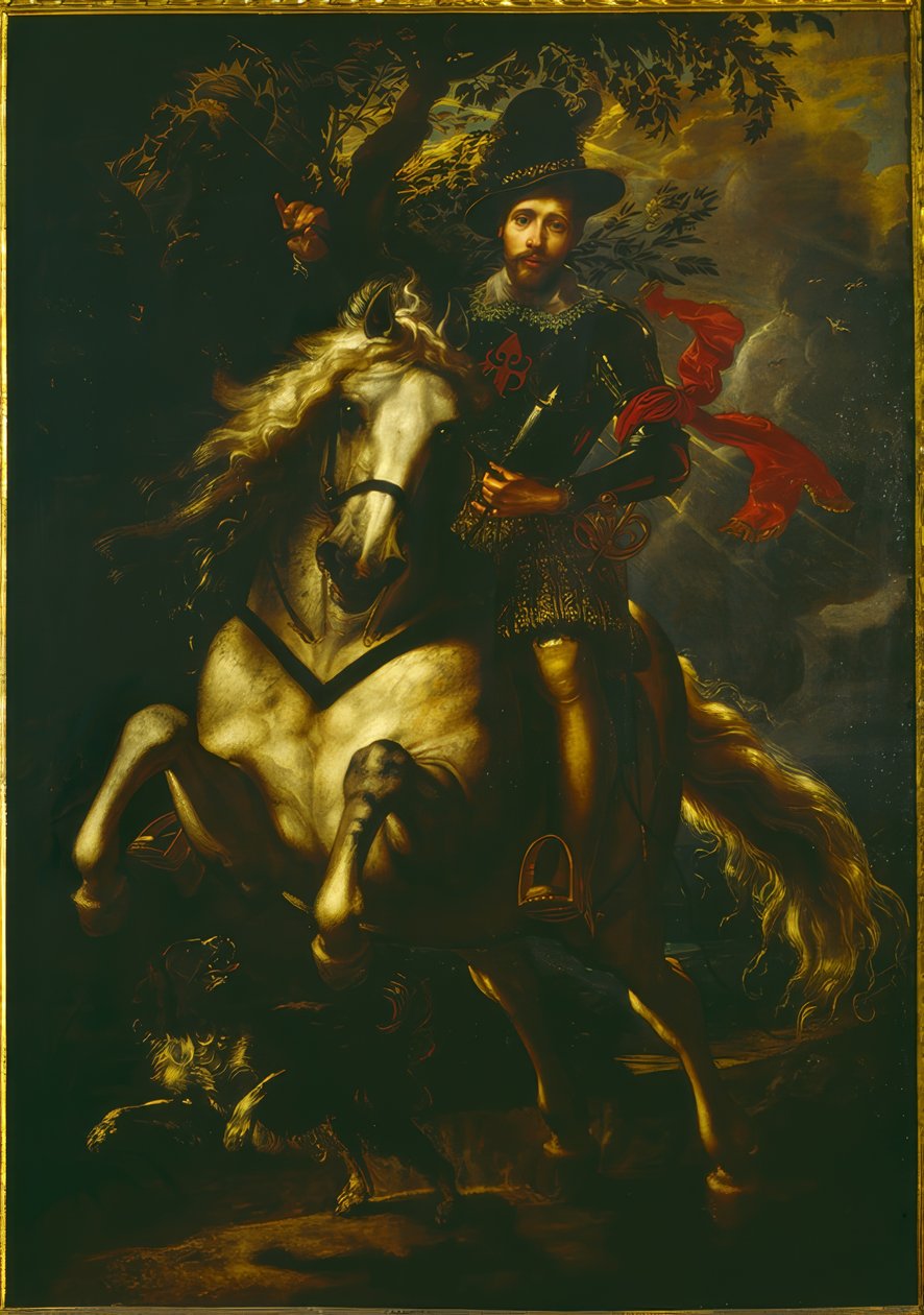 Portrét Giovanni Carla Doria na koni od Peter Paul Rubens