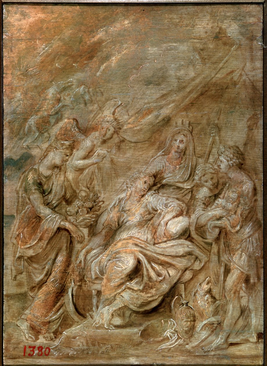 Narození dauphina Ludvíka XIII., 1622. od Peter Paul Rubens