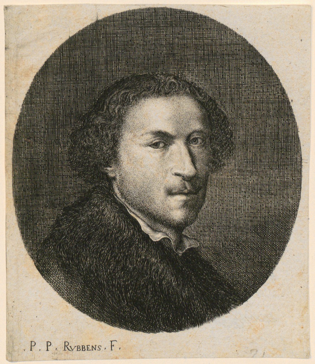 Poprsí muže, tříčtvrteční pohled doprava od Peter Paul Rubens