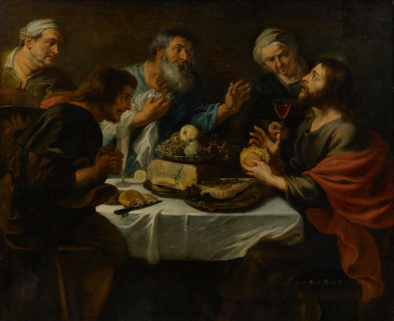 Kristus v Emauzích od Peter Paul Rubens