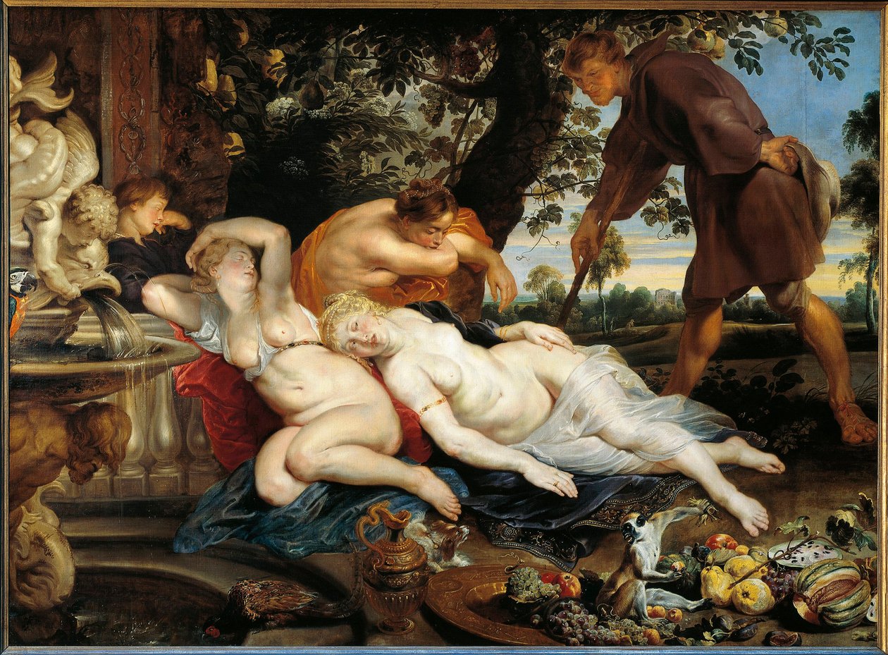 Cimon a Ifigenie (olej na plátně, kolem roku 1617) od Peter Paul Rubens