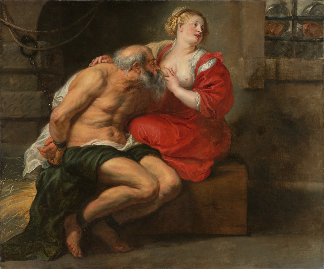 Cimón a Péró (Římská láska) od Peter Paul Rubens