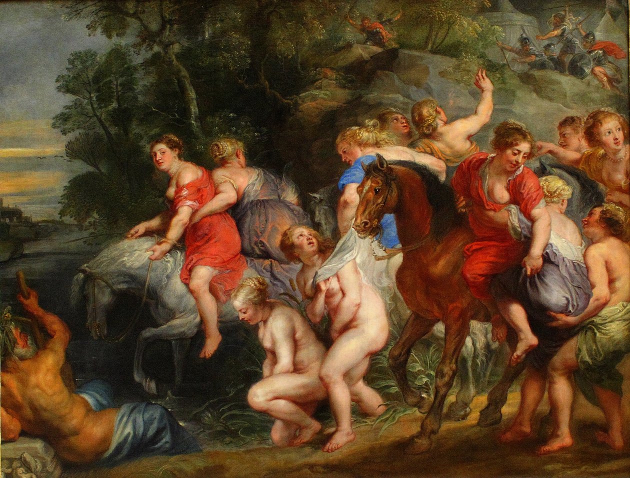 Cloelia proplouvající Tiberou od Peter Paul Rubens