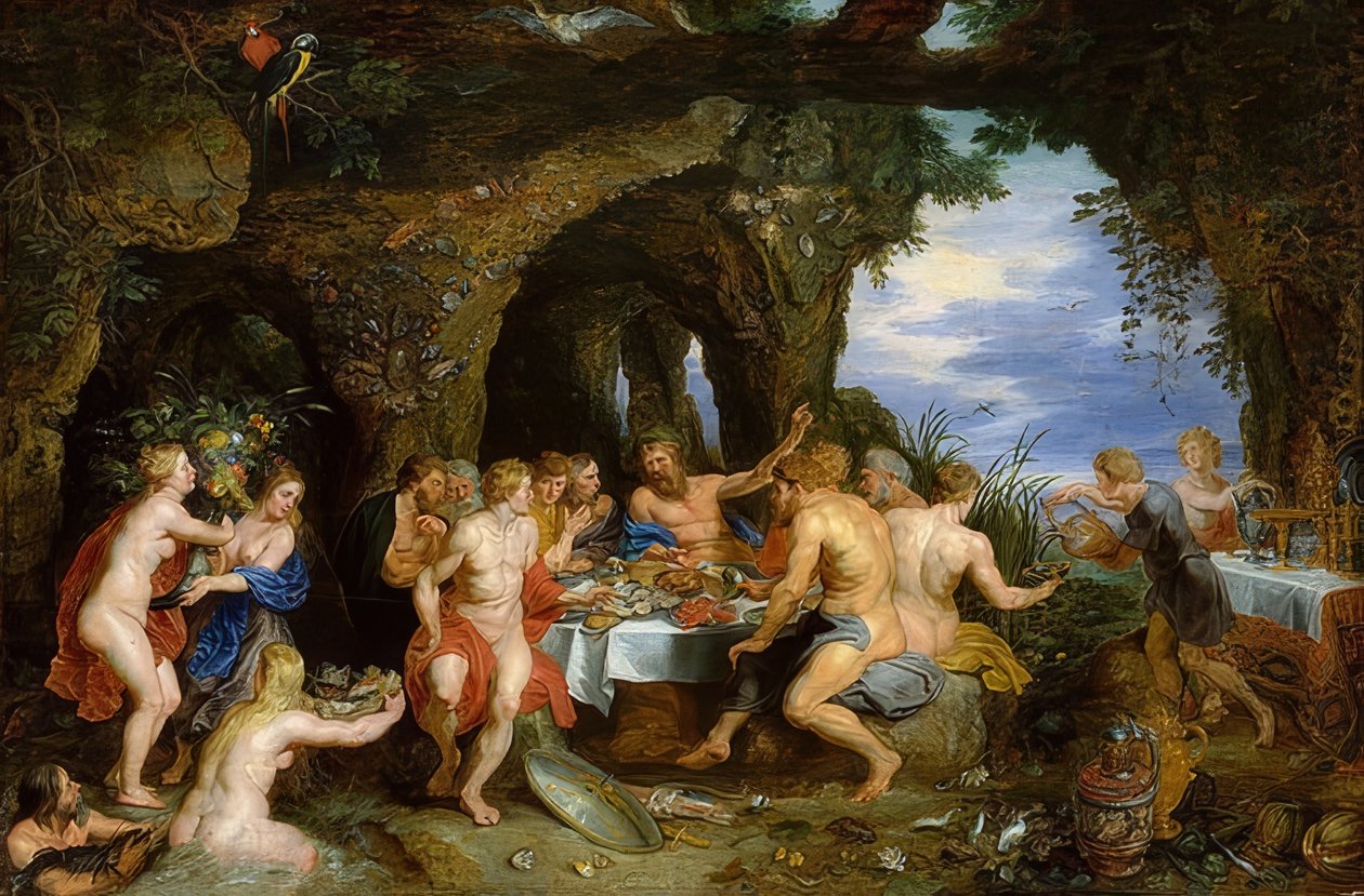 Festival Acheloos. Kolem roku 1615 od Peter Paul Rubens