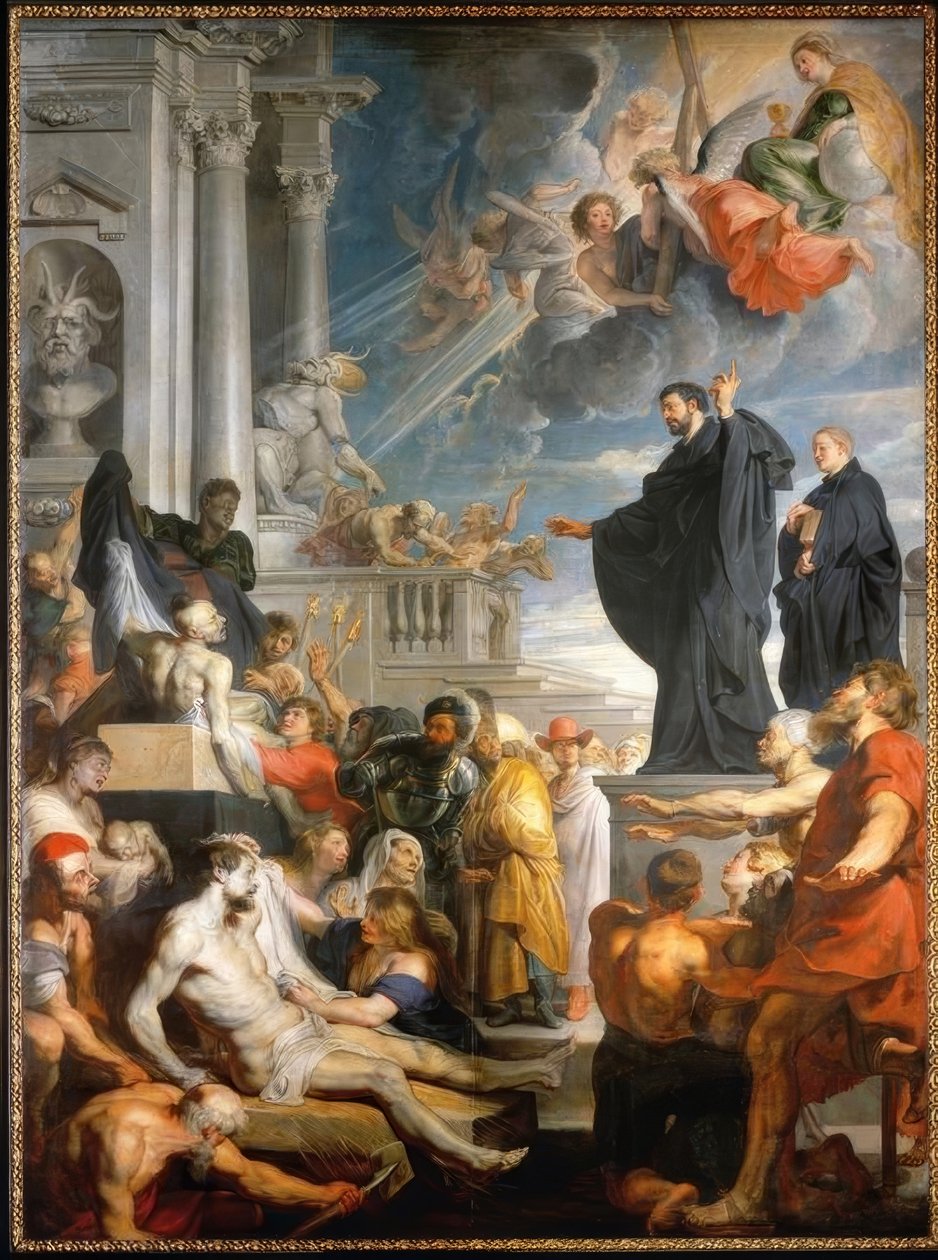 Zázrak svatého Františka Xaverského od Peter Paul Rubens