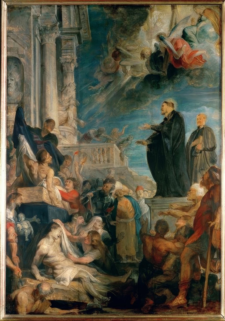 Zázrak svatého Františka Xaverského od Peter Paul Rubens