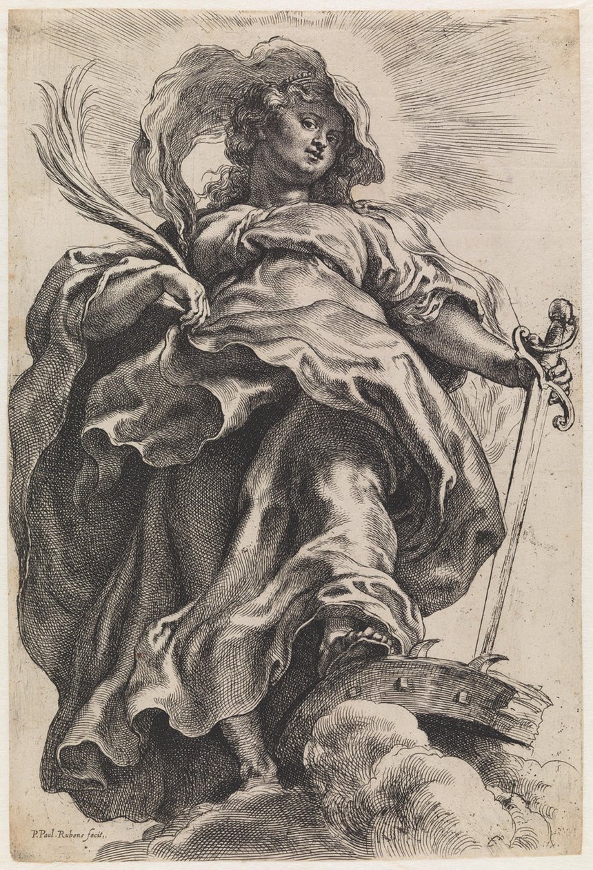 Svatá Kateřina od Peter Paul Rubens