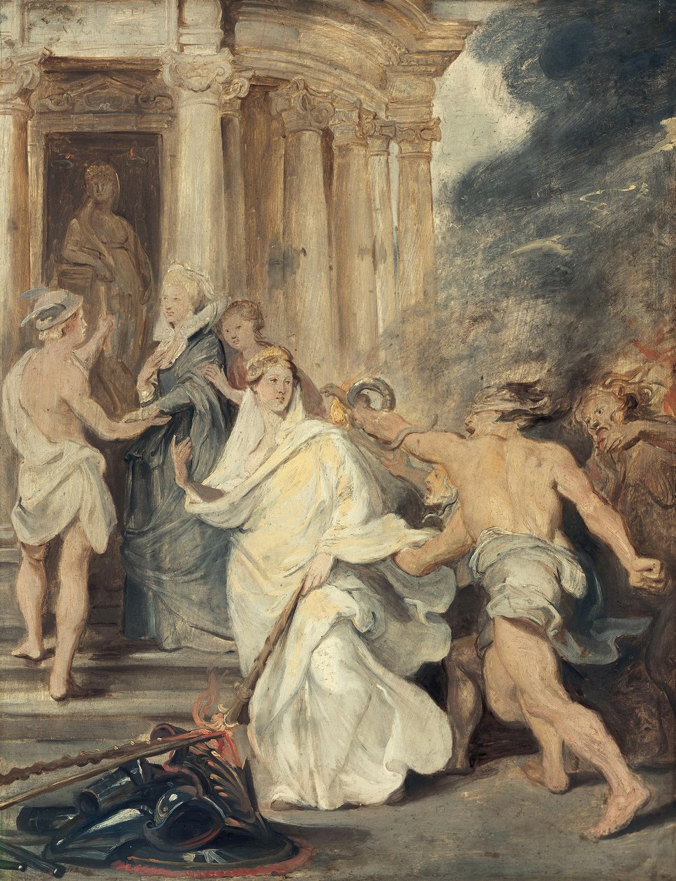 Mír v Angers (skica k cyklu Medicejských) od Peter Paul Rubens