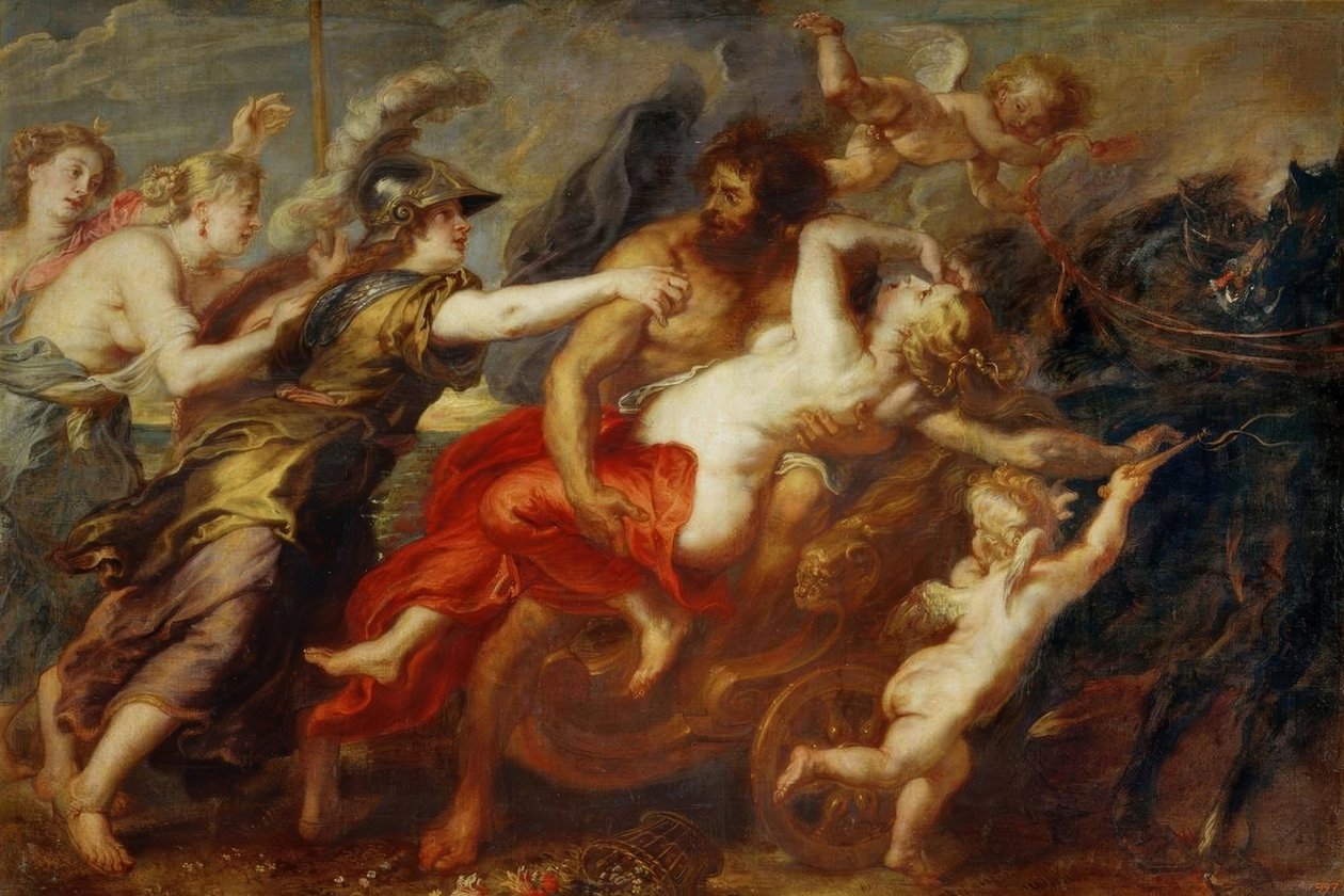 Znásilnění Proserpiny od Peter Paul Rubens