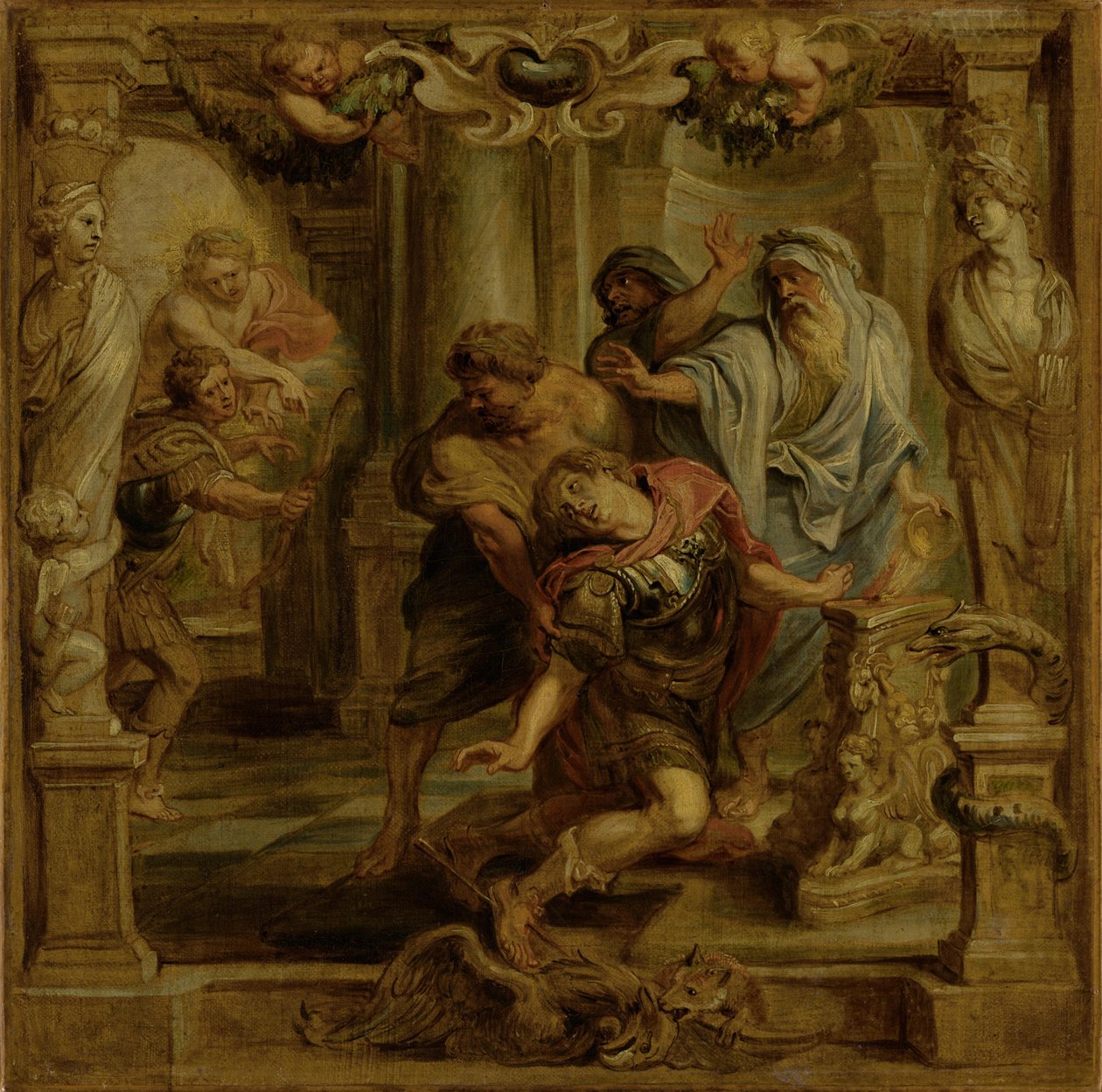 Achilleova smrt od Peter Paul Rubens