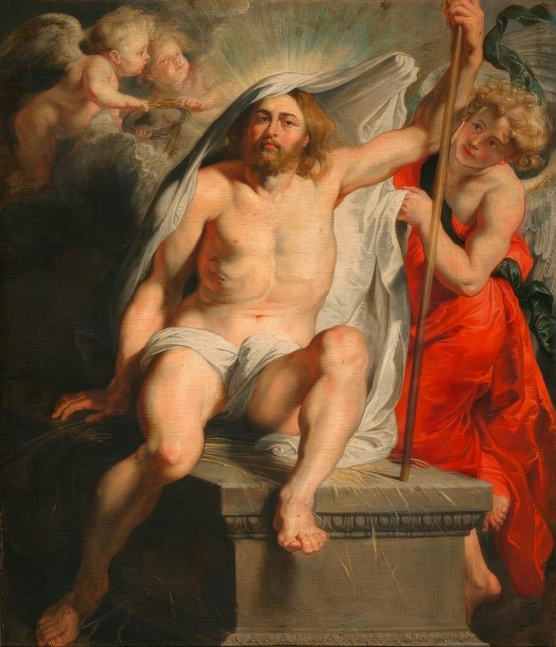 Zmrtvýchvstalý Kristus vítězí od Peter Paul Rubens