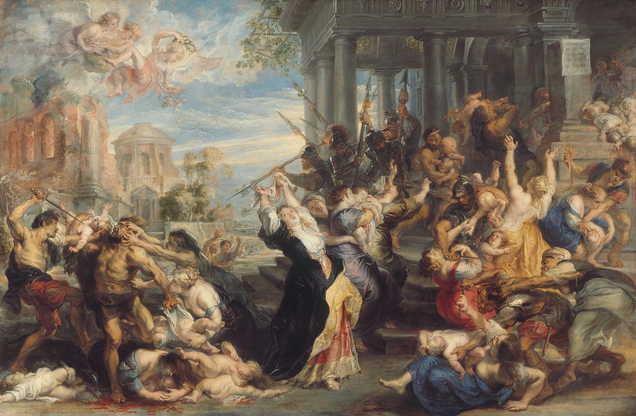 Betlémské vraždění neviňátek od Peter Paul Rubens