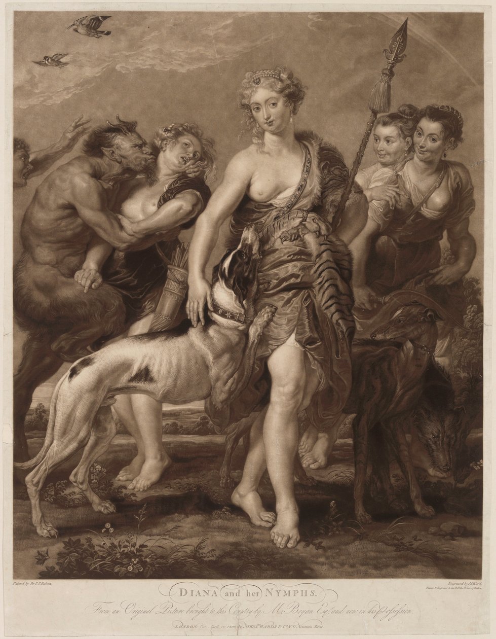 Diana na lovu od Peter Paul Rubens