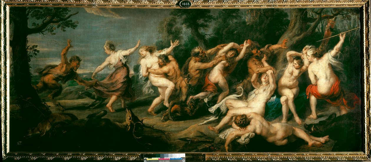 Diana a nymfy překvapeni malbou fauny od Petera Paula (Pierre-Paul) Rubense (nebo Petra Pavla nebo Petruse Pauluse) (1577-1640) od Peter Paul Rubens