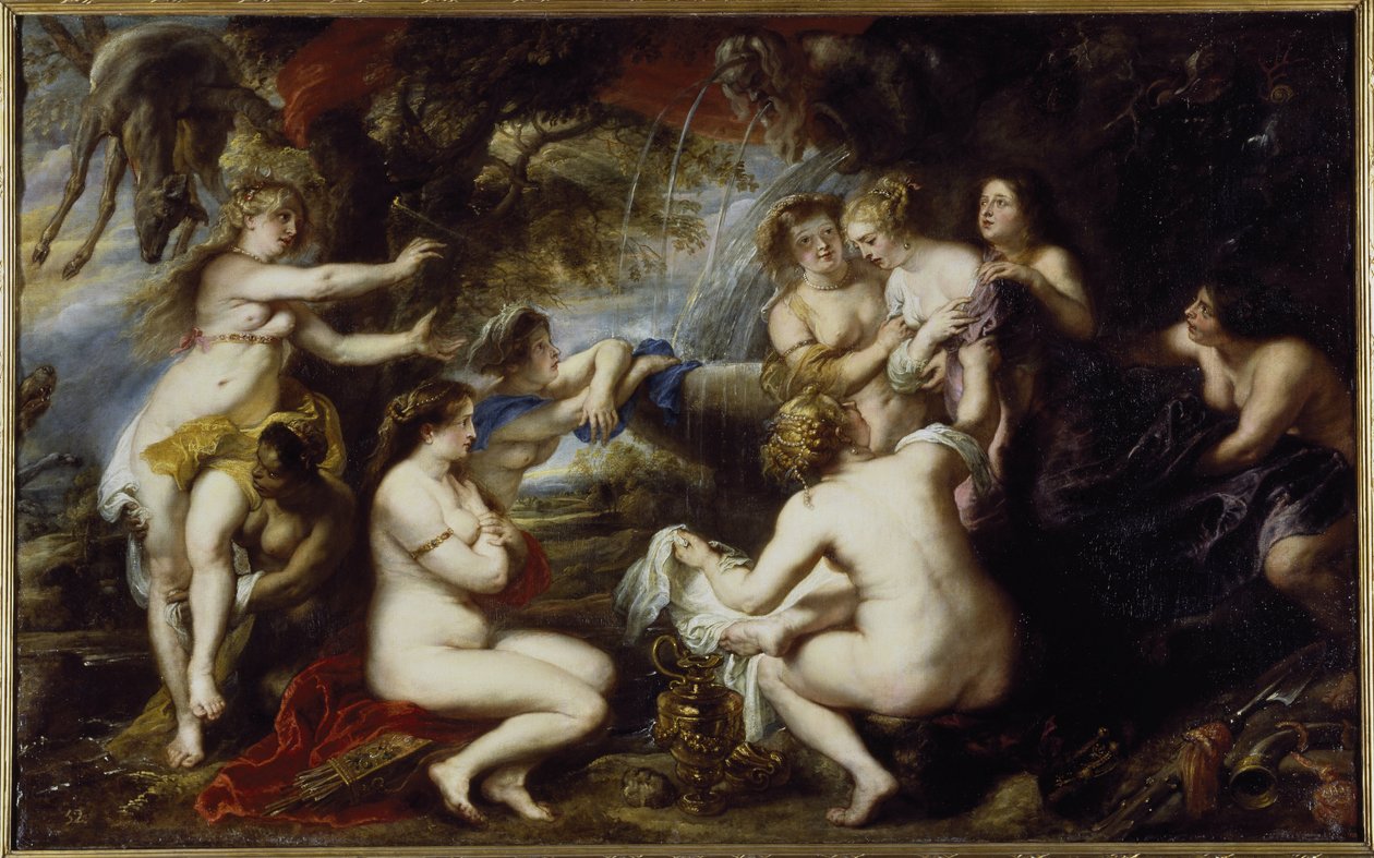 Diane a Callisto - Olej na plátně od Peter Paul Rubens