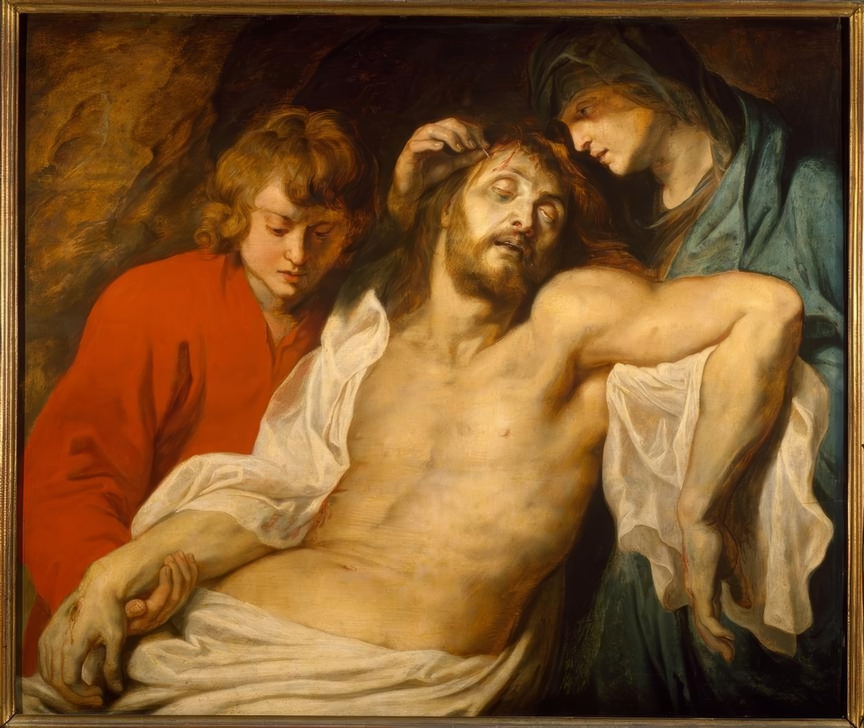 Oplakávání Krista od Marie a Jana (Velký Bewei od Peter Paul Rubens