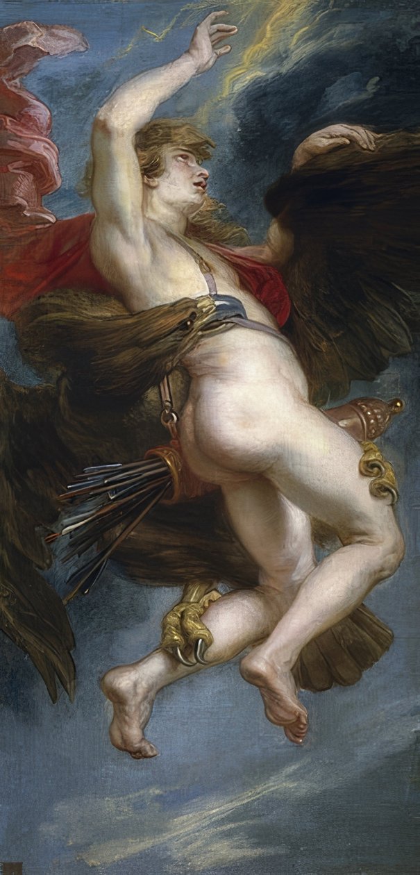 Únos Ganymeda. 1636-38 od Peter Paul Rubens