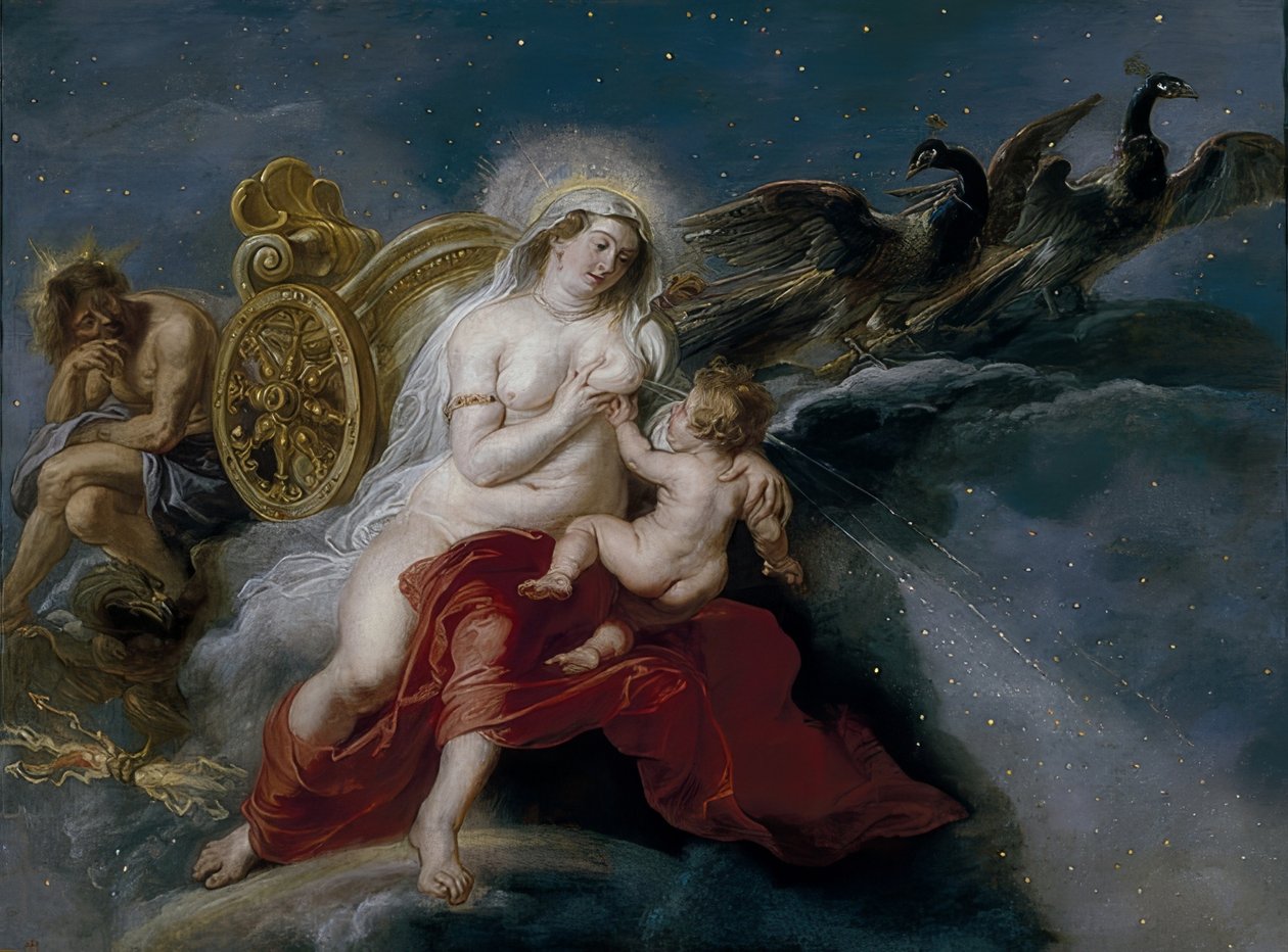 Vznik Mléčné dráhy. 1636-38 od Peter Paul Rubens