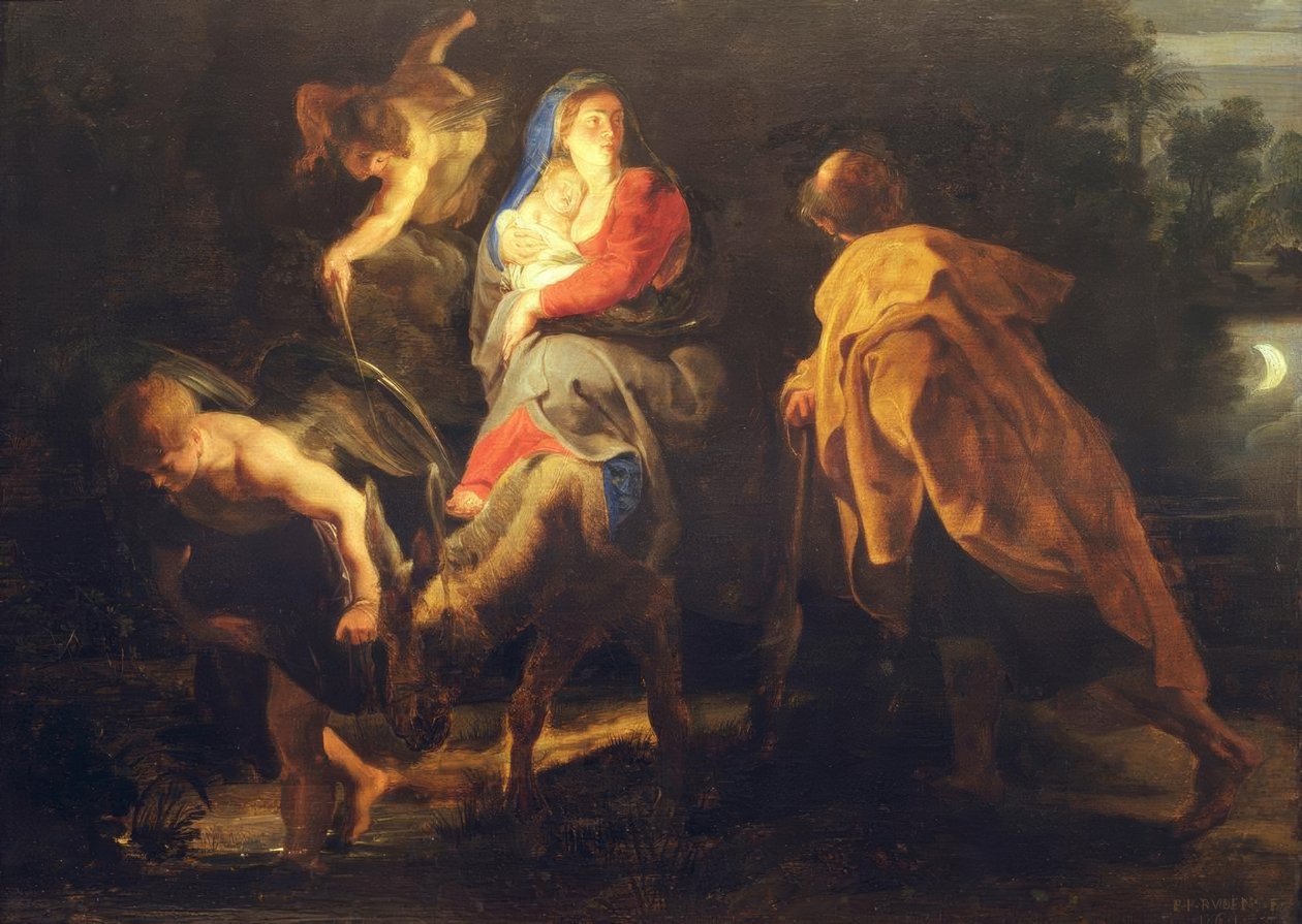 Útěk do Egypta od Peter Paul Rubens