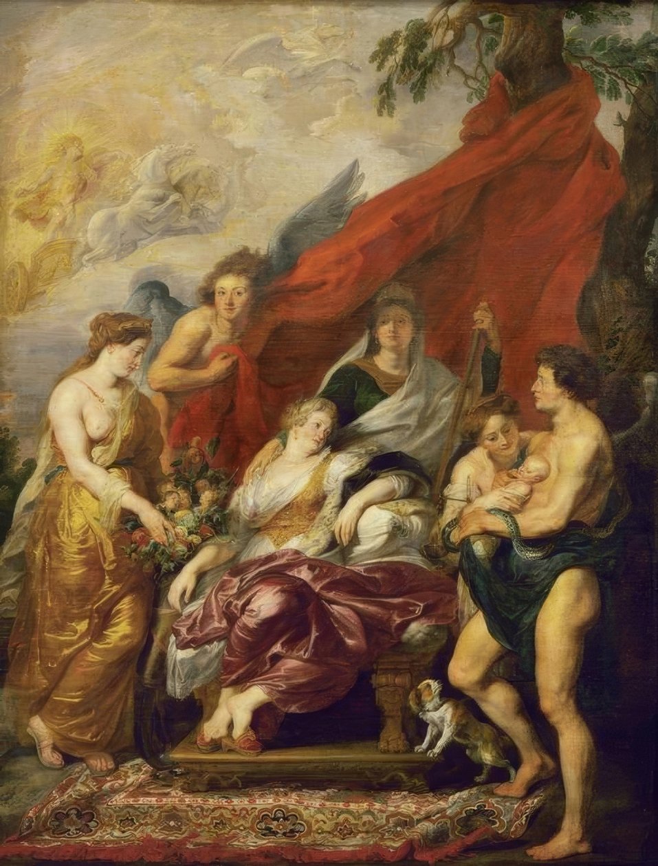 Narození Ludvíka XIII od Peter Paul Rubens