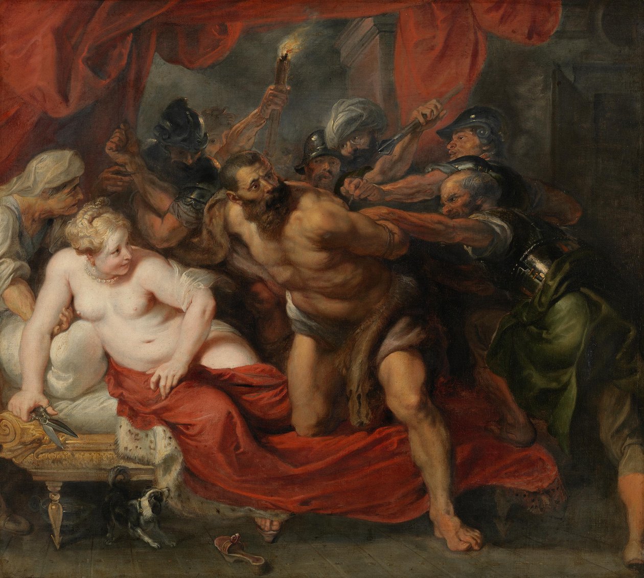 Zajetí Samsona od Peter Paul Rubens