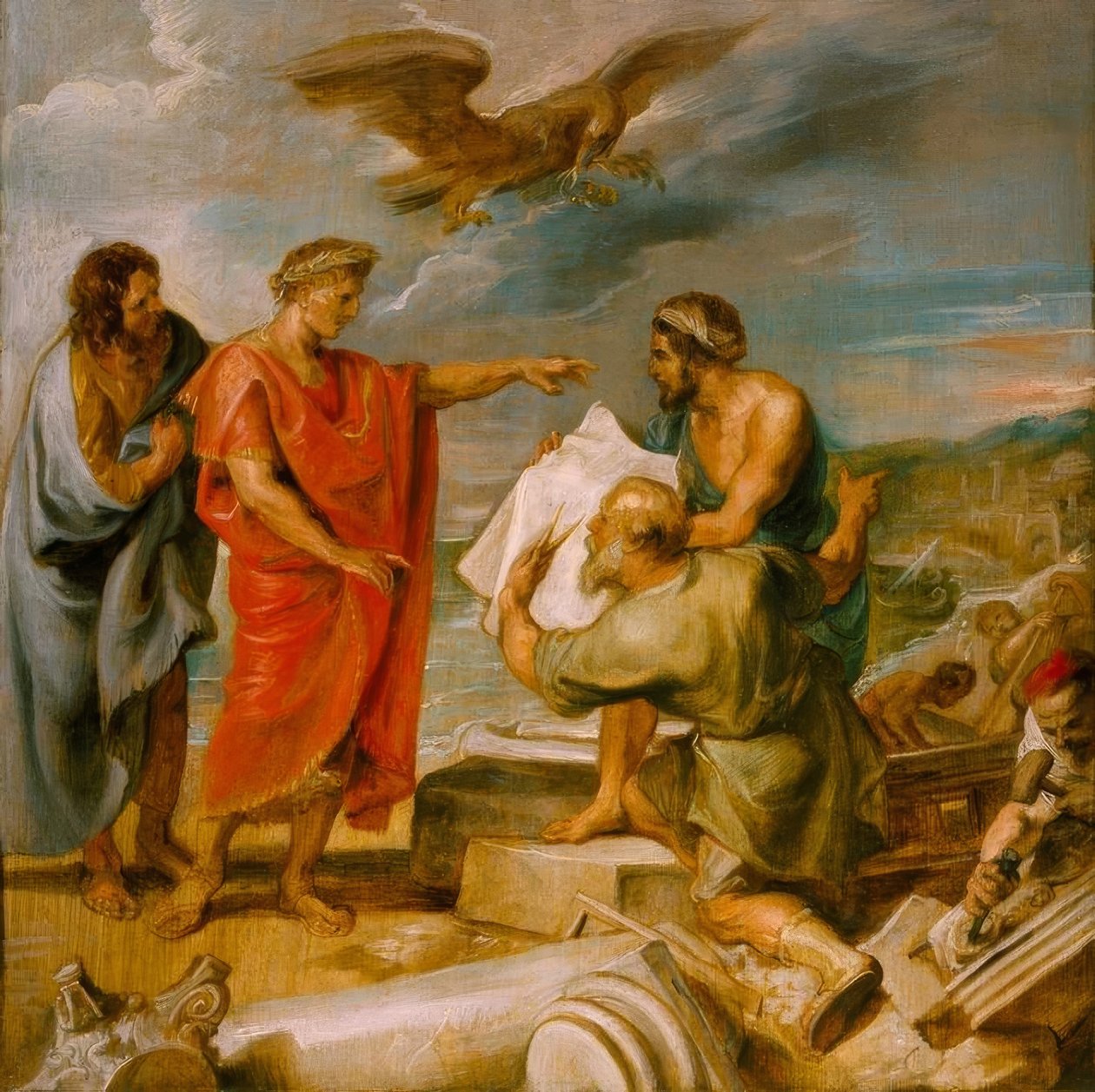 Založení Konstantinopole od Peter Paul Rubens