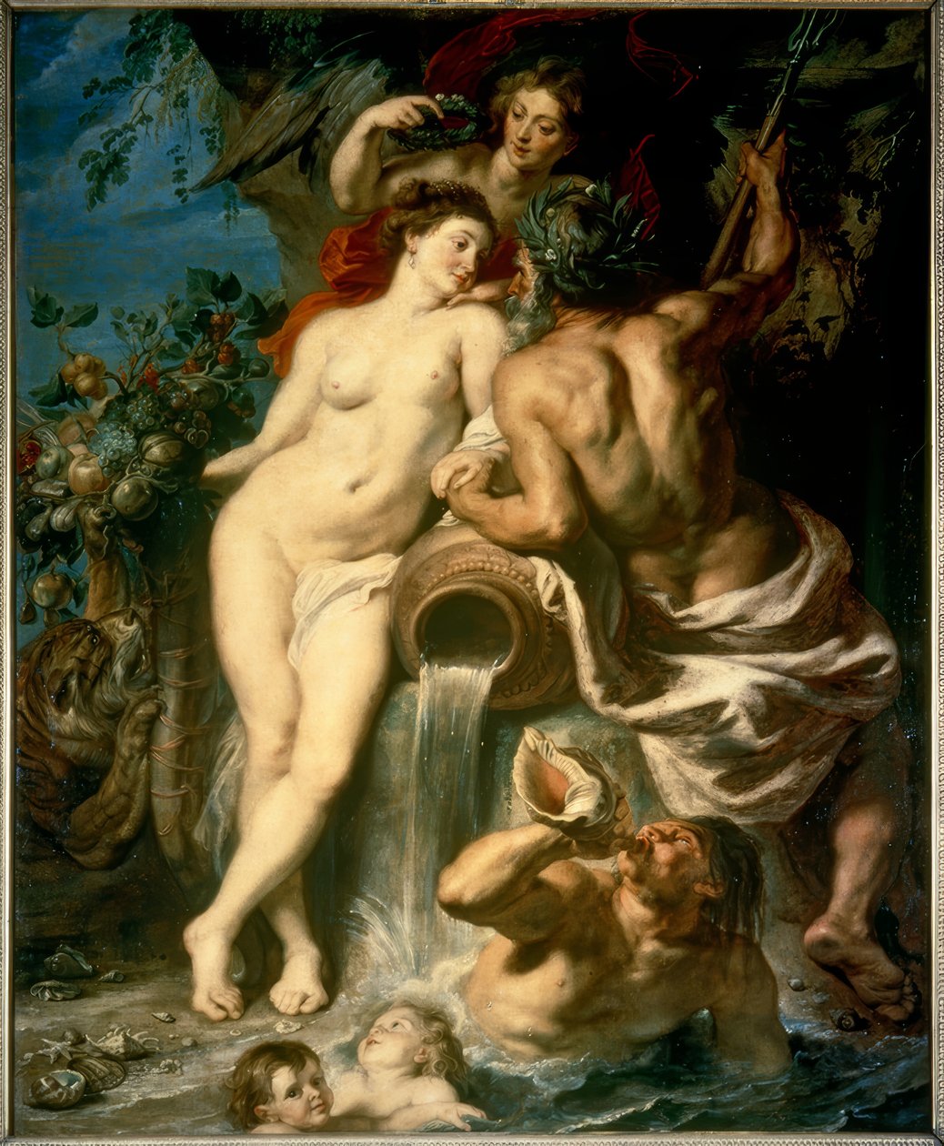 Spojení mezi vodou a zemí od Peter Paul Rubens