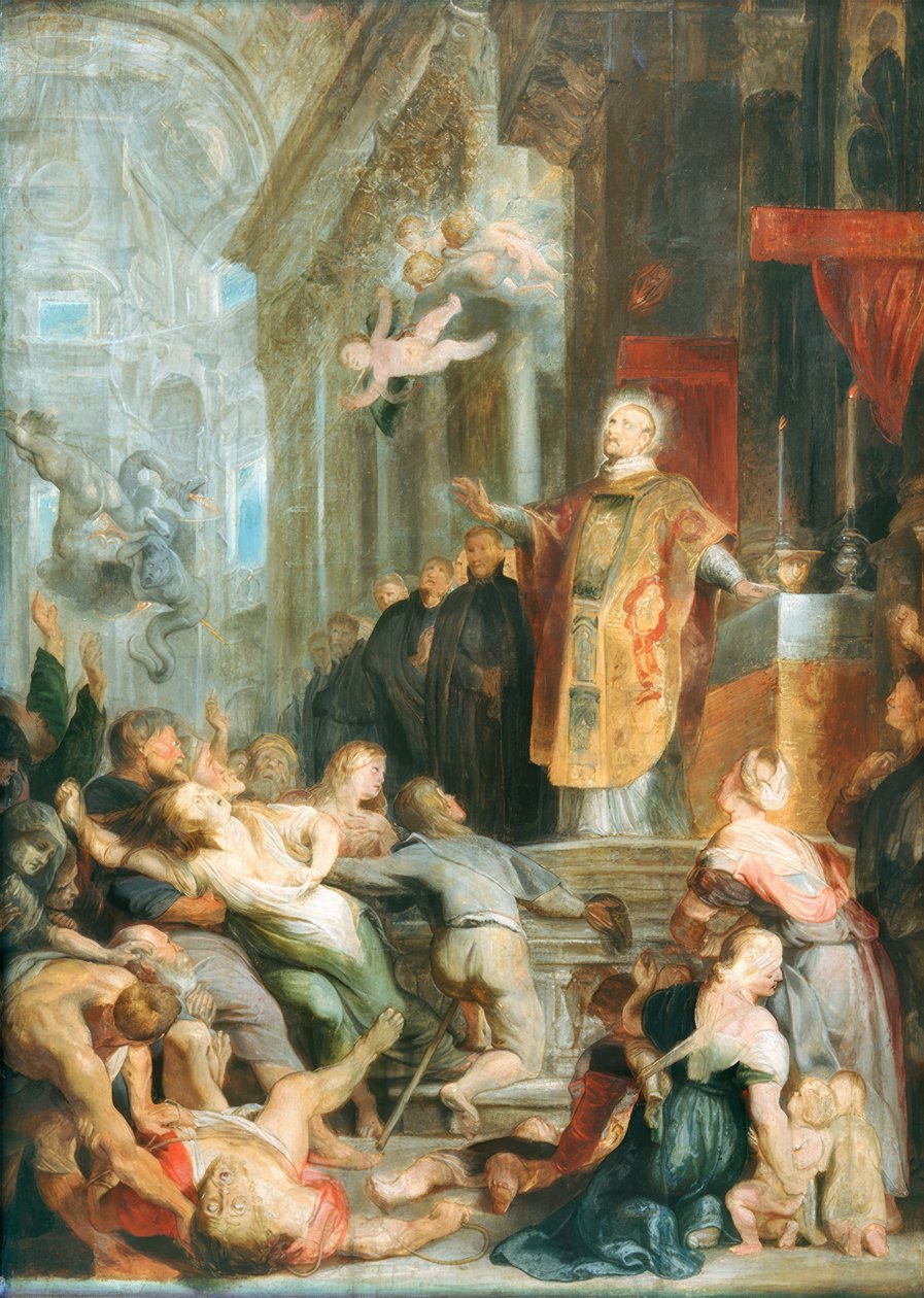 Zázraky svatého Ignáce z Loyoly od Peter Paul Rubens