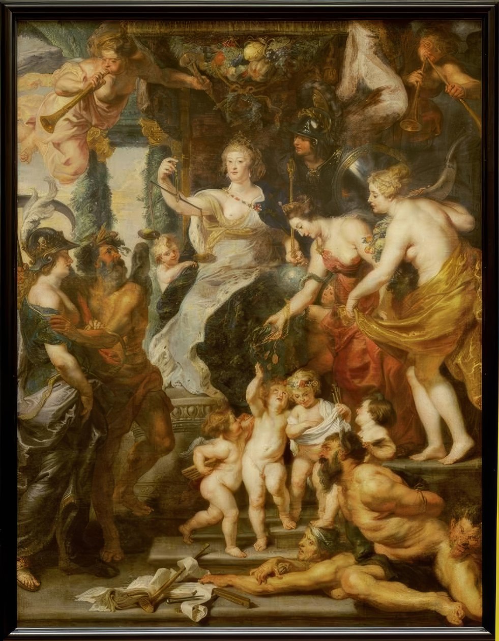 Šťastná vláda Marie Medicejské od Peter Paul Rubens