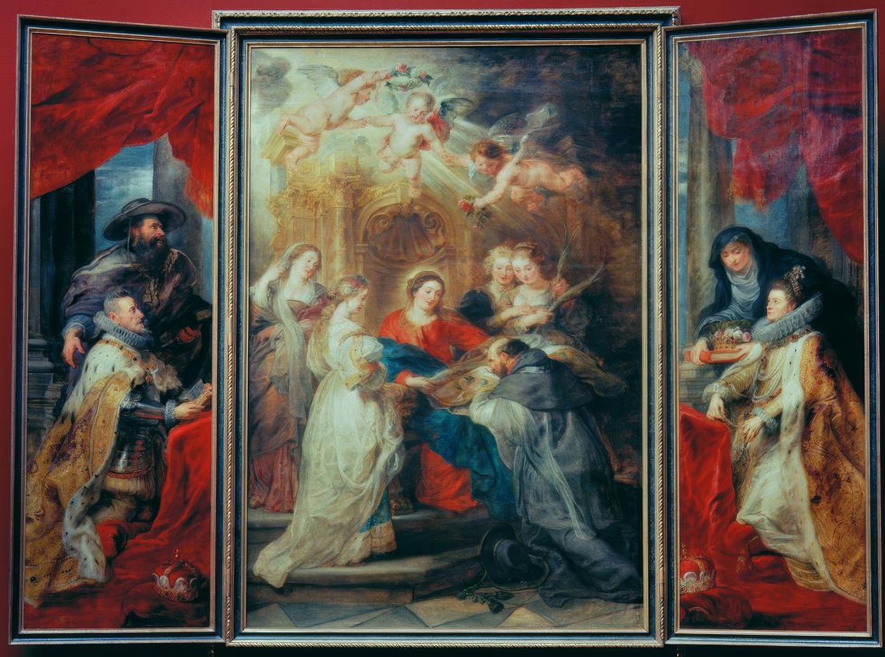 Svatý. Panna se zjevuje sv. Ildefonso od Peter Paul Rubens
