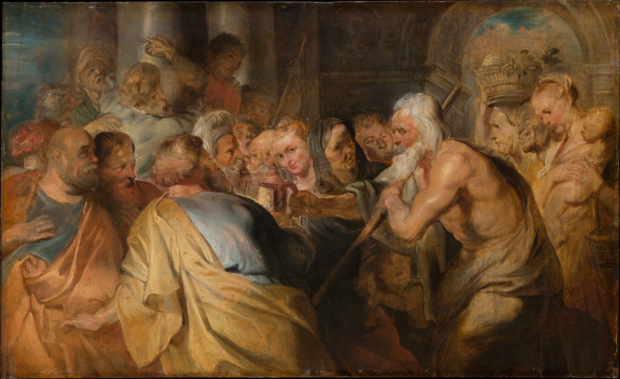 Diogenés hledající poctivého muže od Peter Paul Rubens