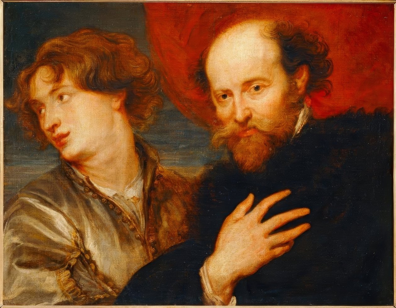 Idealizovaný dvojportrét van Dycka a Rubense od Peter Paul Rubens