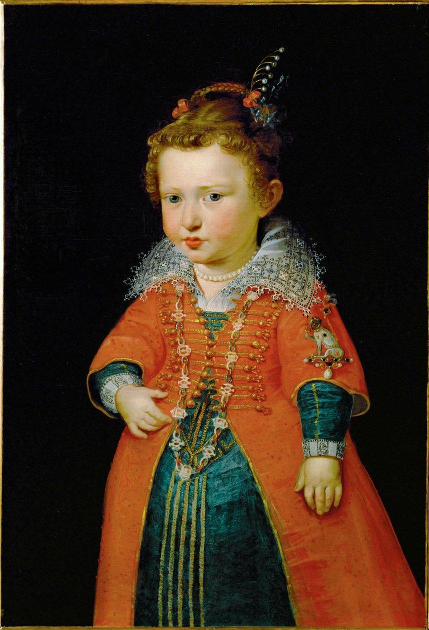 Eleonora Gonzaga, dcera vévody Vincenza, asi 1600-04 (olej na plátně) od Peter Paul Rubens