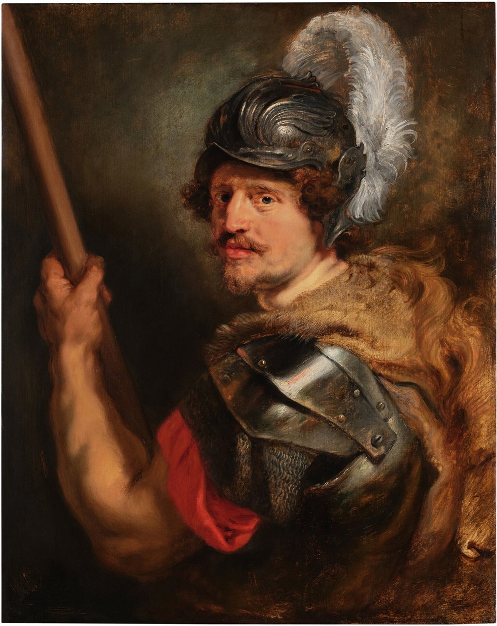 Angličtina:  Portrét muže jako boha Marse od Peter Paul Rubens